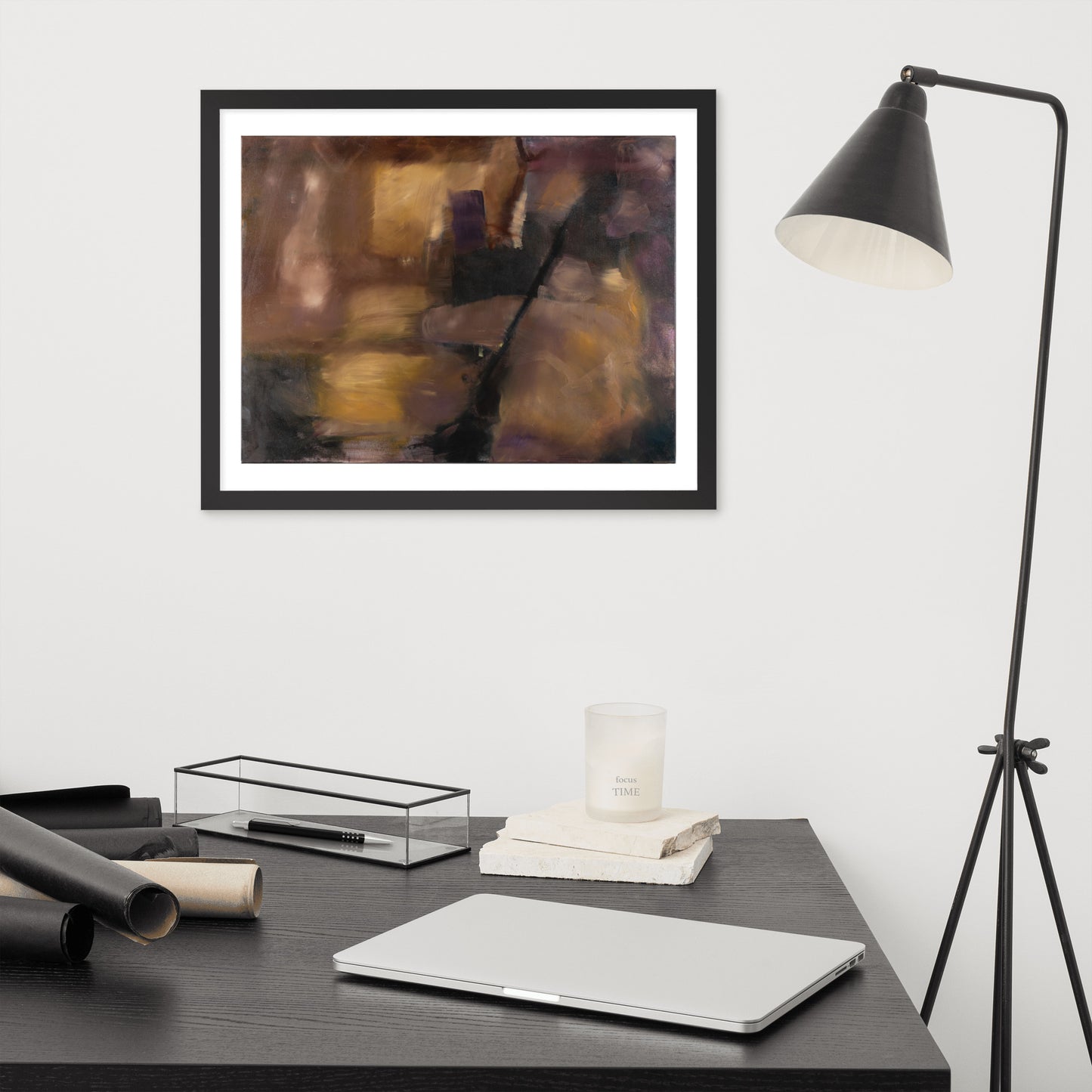 Waiting Framed Print